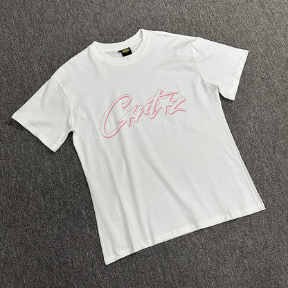 T-shirt CORTEIZ ALLSTARZ blanc et rose