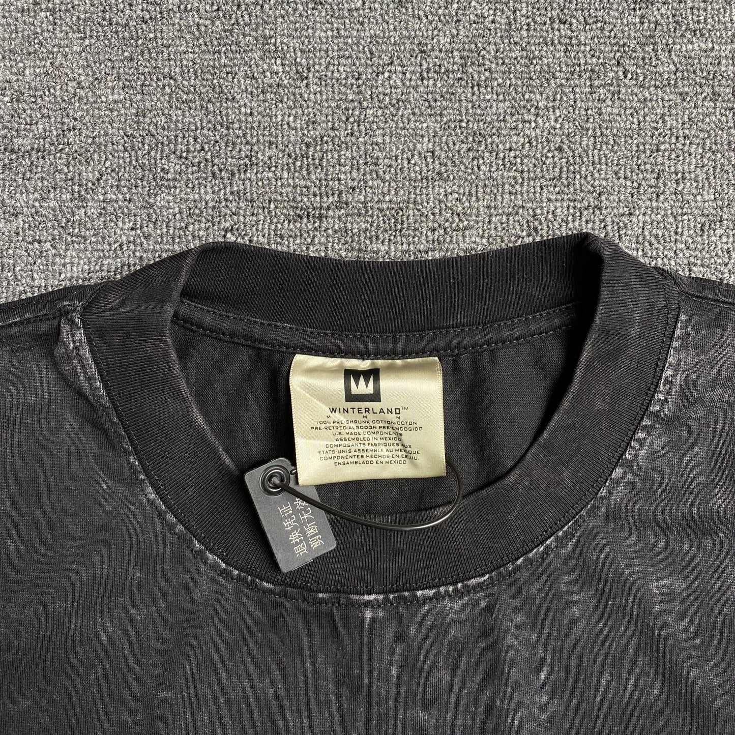 T-shirt graphique vintage CR7 gris foncé