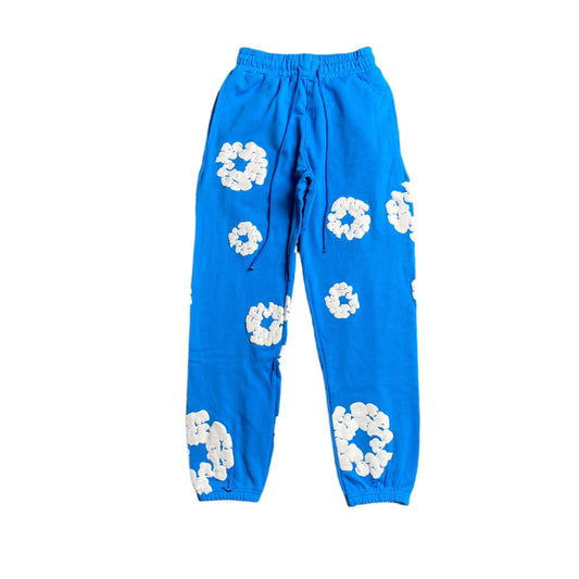 PANTALON DE SURVÊTEMENT EN COTON AVEC COURONNE DE DENIM TEARS BLEU AZUR
