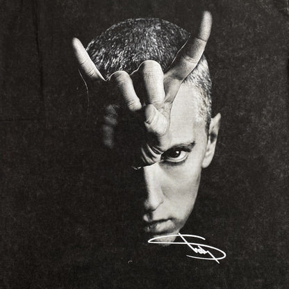 T-shirt graphique vintage Eminem gris foncé