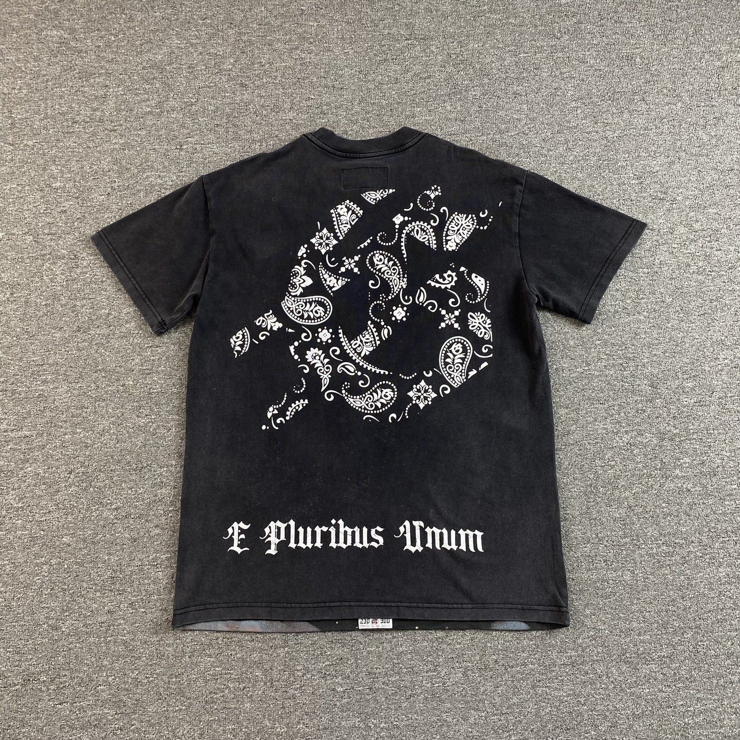 T-shirt Godspeed Hollywood noir délavé