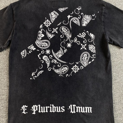 T-shirt Godspeed Hollywood noir délavé