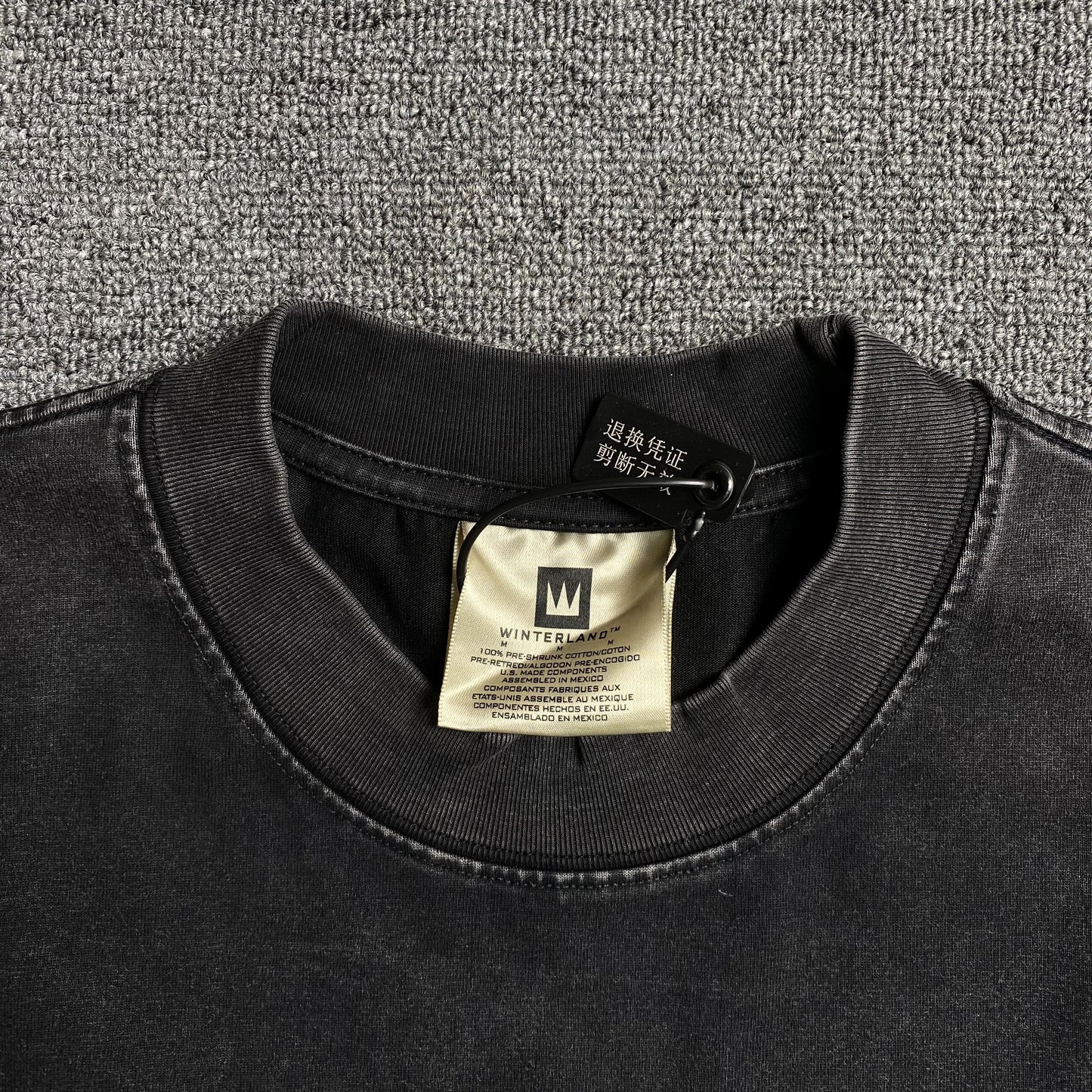 T-shirt graphique vintage Lil Uzi Vert gris foncé