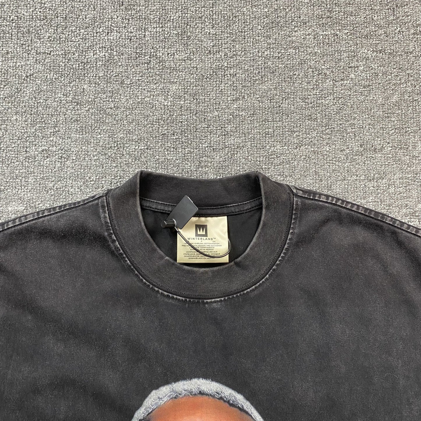 T-shirt graphique vintage Neymar gris foncé