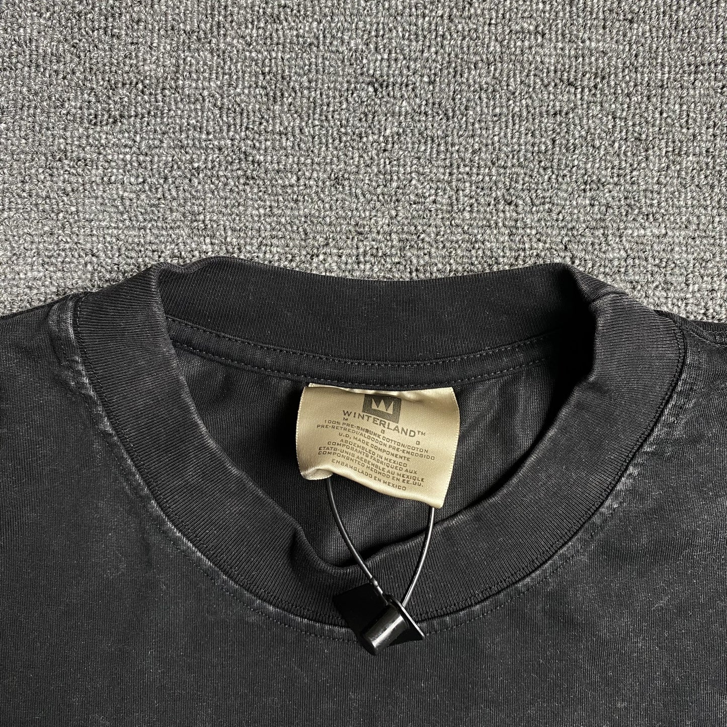 T-shirt graphique vintage Nipsey Hussle gris foncé