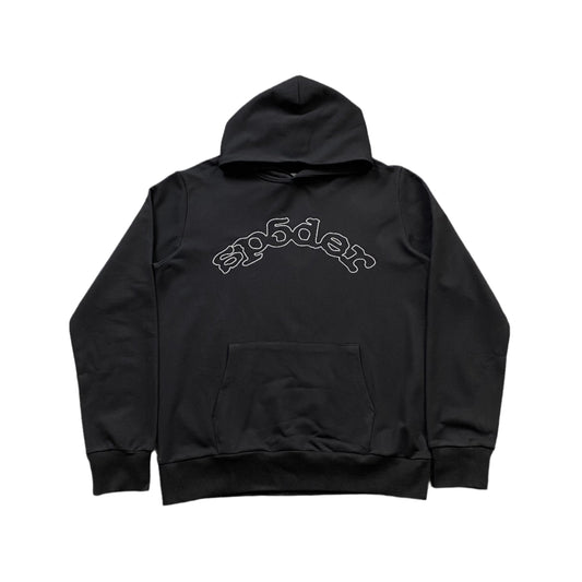 Sweat à capuche noir SP5DER OG LOGO