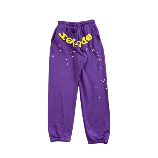 Pantalon de survêtement SP5DER STAR OG WEB V2 Slime Violet