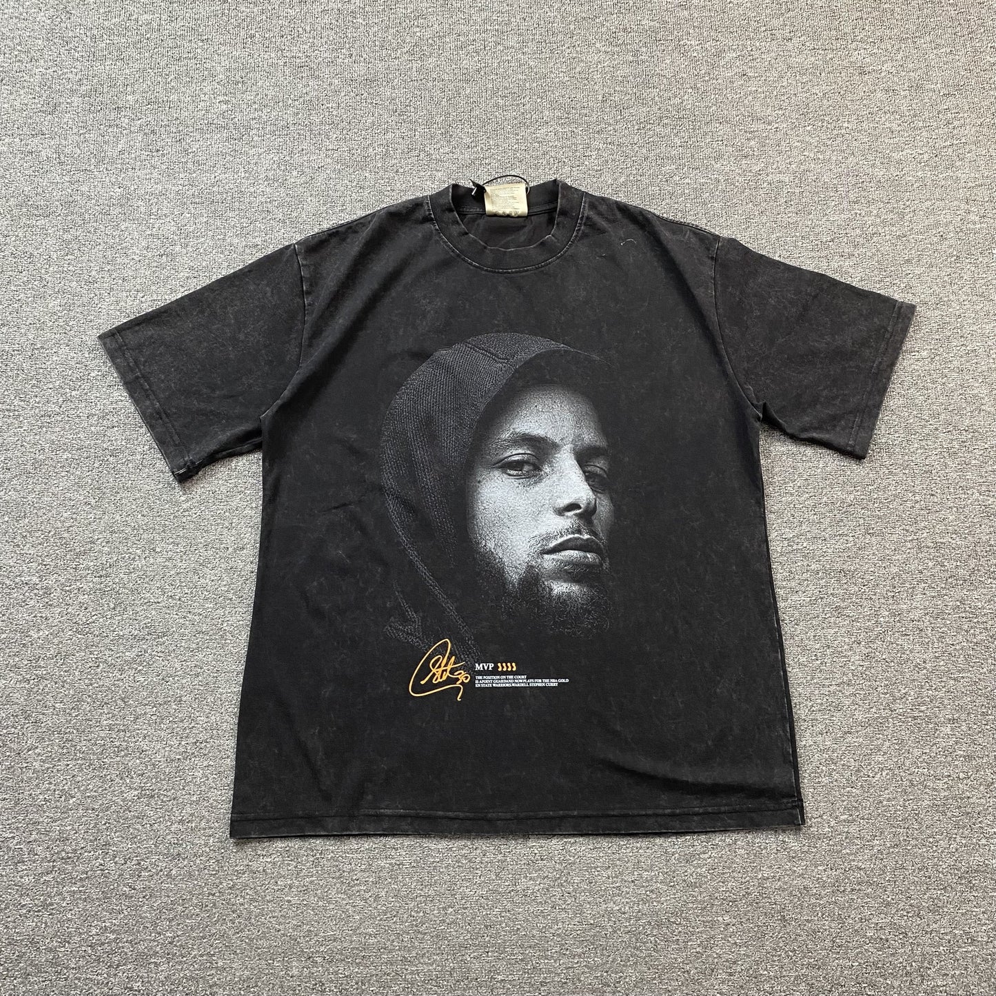 STEPHEN CURRY VINTAGE GRAPHIC TEE DARK GREY