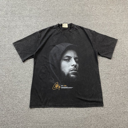 STEPHEN CURRY VINTAGE GRAPHIC TEE DARK GREY