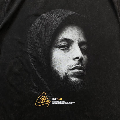 STEPHEN CURRY VINTAGE GRAPHIC TEE DARK GREY