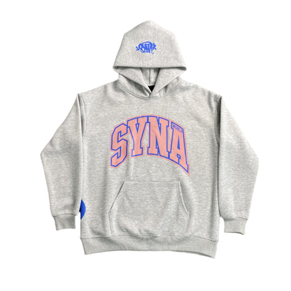 SWEAT À CAPUCHE SYNA WORLD COLLEGE GRIS