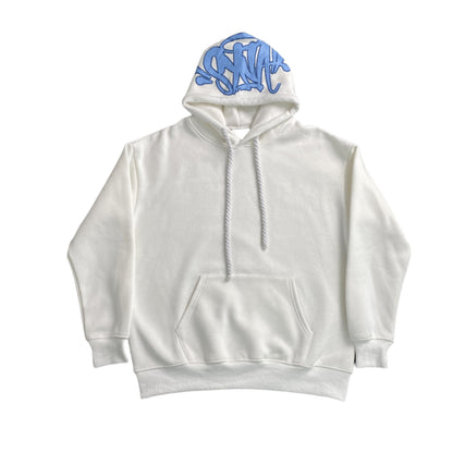 SWEAT À CAPUCHE BLANC SYNA WORLD HOOD LOGO