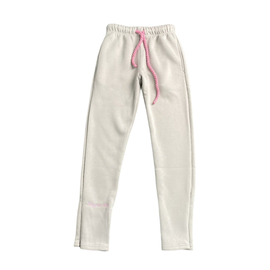 SYNA WORLD SYNA LOGO PANTALON DE SURVÊTEMENT GRIS ROSE