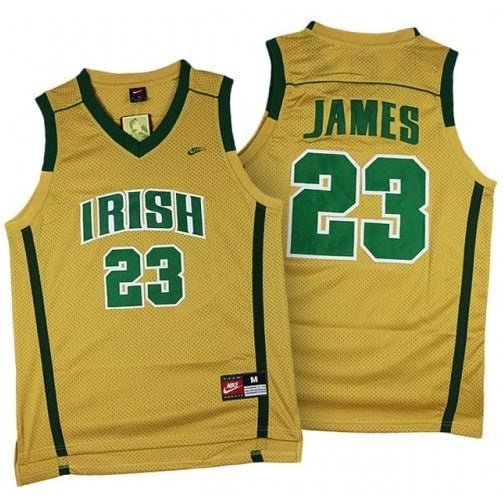 MAILLOT DE LYCÉE IRLANDAIS DE LEBRON JAMES