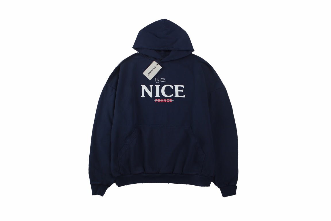 Sweat à capuche Balenciaga « Be Nice »