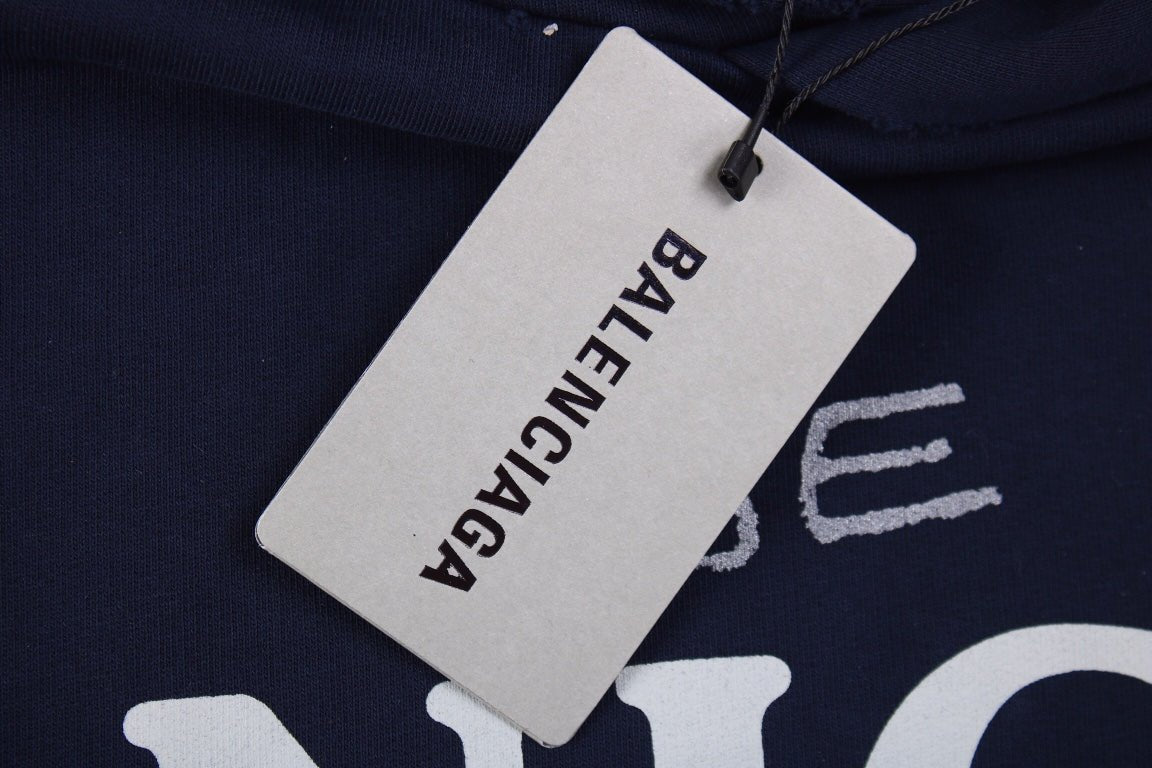 Sweat à capuche Balenciaga « Be Nice »