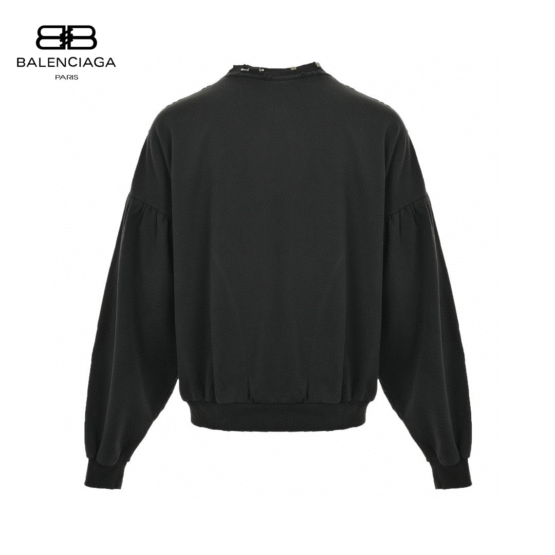 Sweat-shirt Balenciaga à col orné
