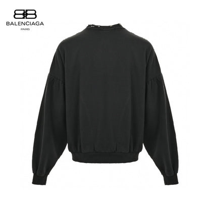 Sweat-shirt Balenciaga à col orné