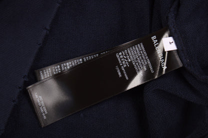 Pull ras du cou bleu marine Balenciaga