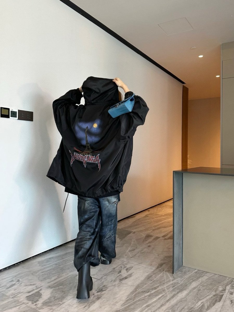 Coupe-vent à capuche Balenciaga