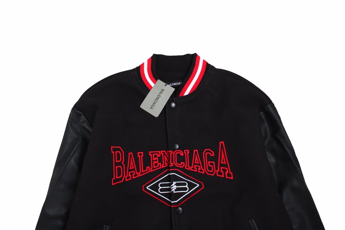 Veste universitaire noire Balenciaga