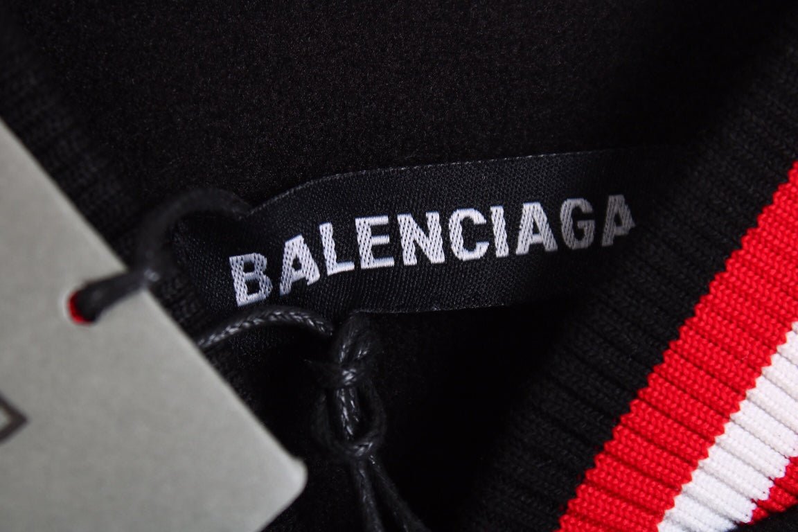 Veste universitaire noire Balenciaga
