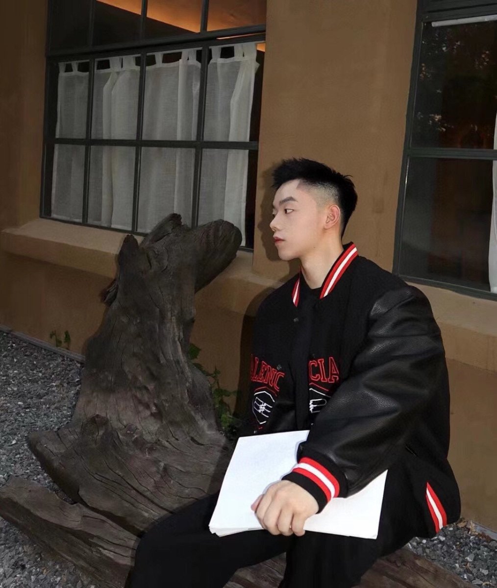 Veste universitaire noire Balenciaga