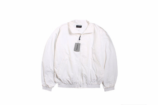 Veste blanche zippée Balenciaga
