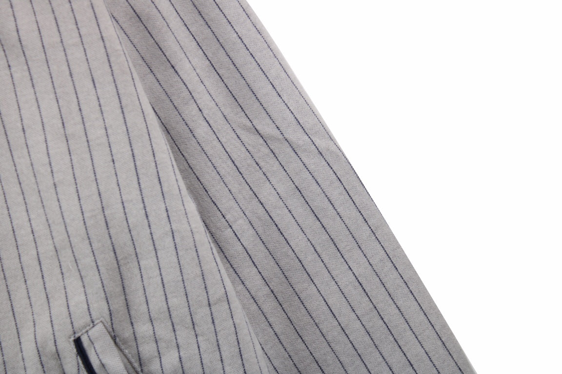 Blouson bomber rayé Dior - Gris