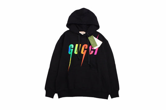 Sweat à capuche Gucci à logo arc-en-ciel