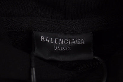 Sweat à capuche Balenciaga noir à logo