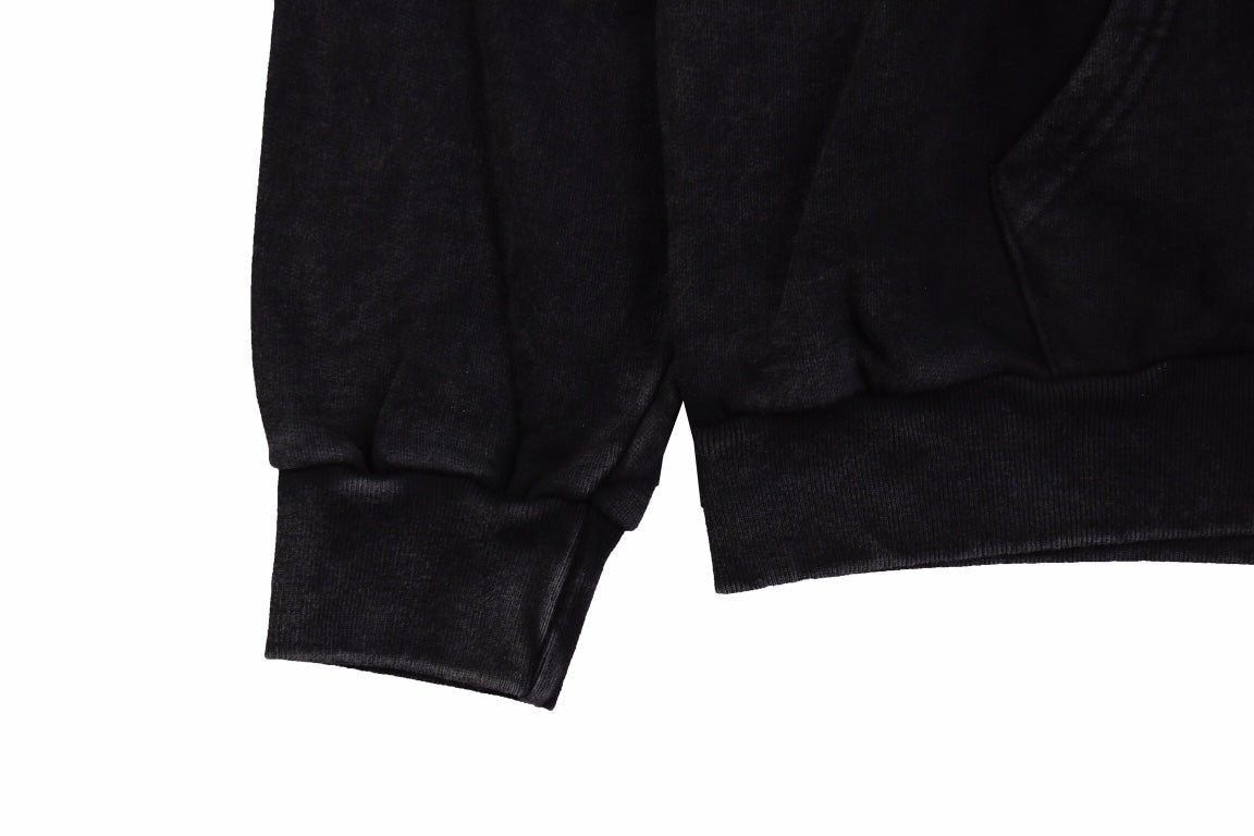 Sweat à capuche oversize noir Balenciaga