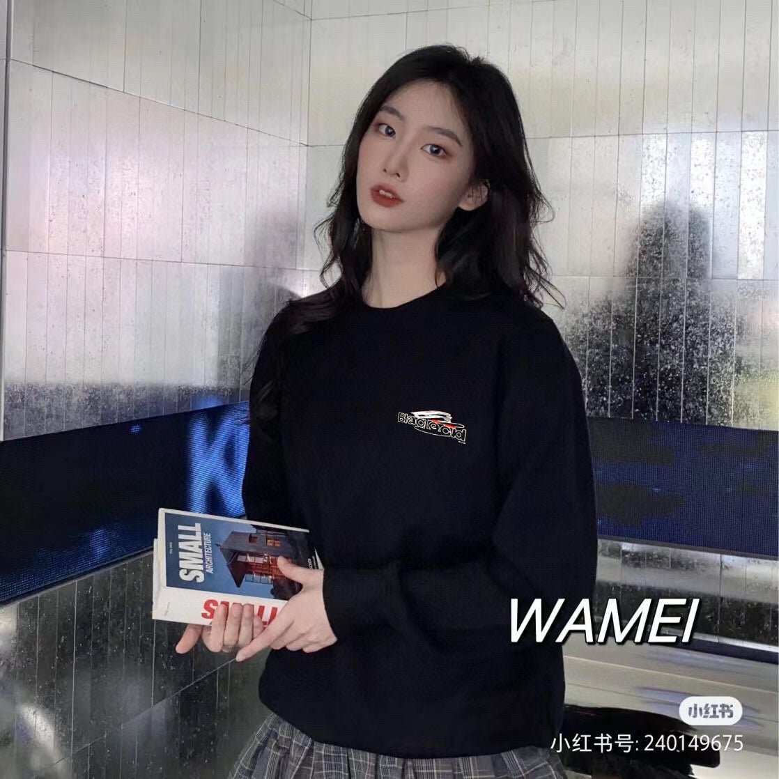 Sweat-shirt noir Balenciaga