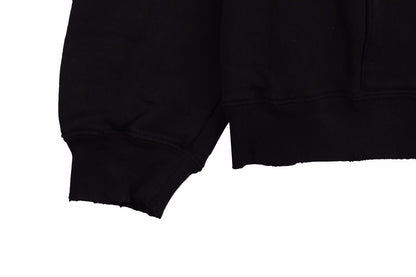 Sweat à capuche Balenciaga Graffiti Logo noir