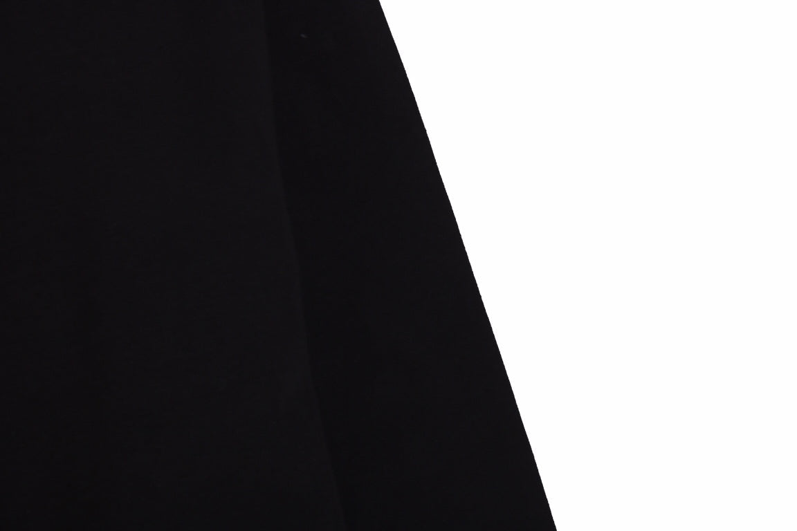 Chemise noire à manches longues avec logo Balenciaga