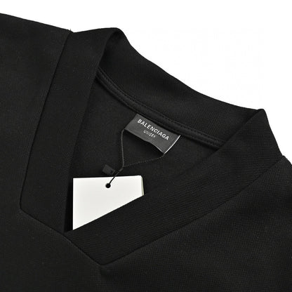 Chemise Balenciaga à manches longues avec logo - Noire