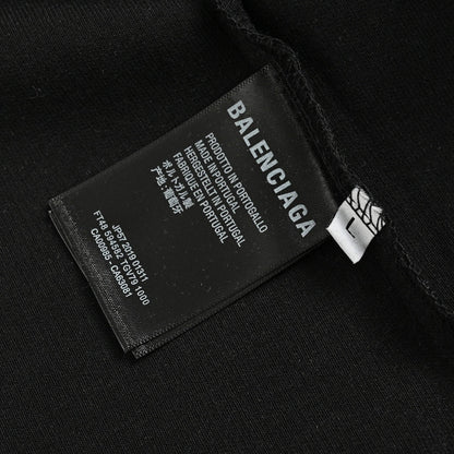 Chemise Balenciaga à manches longues avec logo - Noire