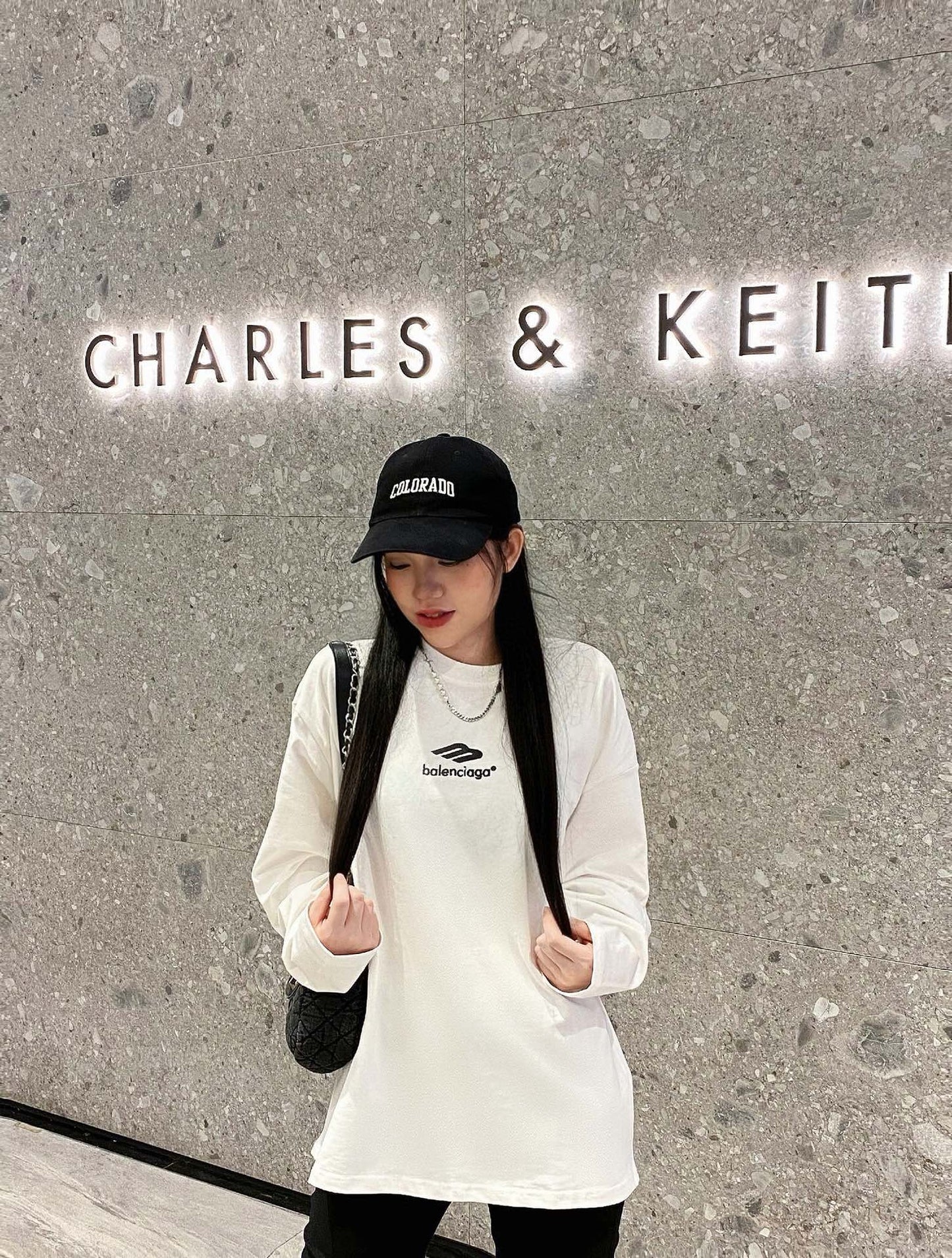 T-shirt à manches longues Balenciaga