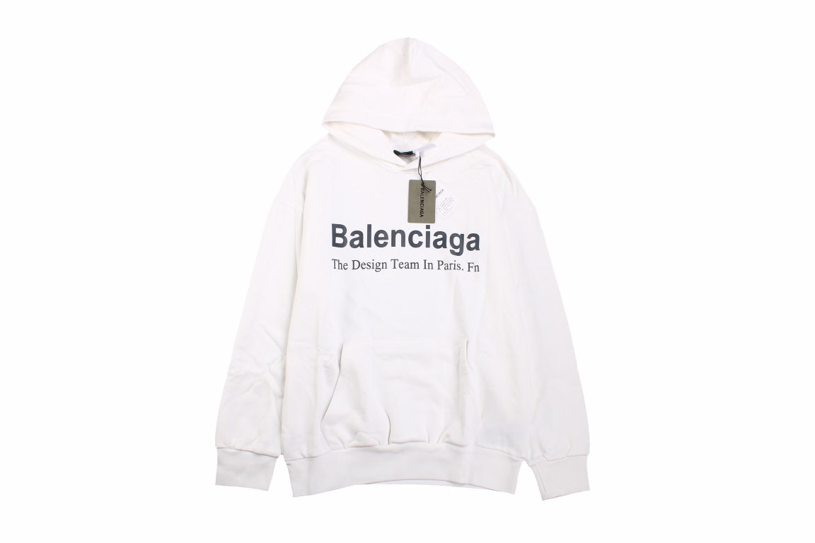 Sweat à capuche Balenciaga Paris Team