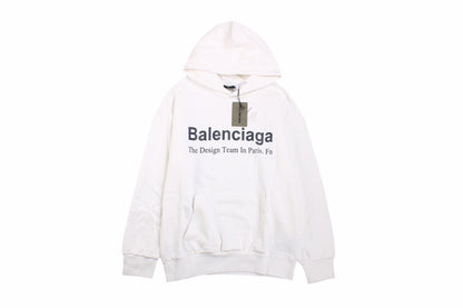 Sweat à capuche Balenciaga Paris Team