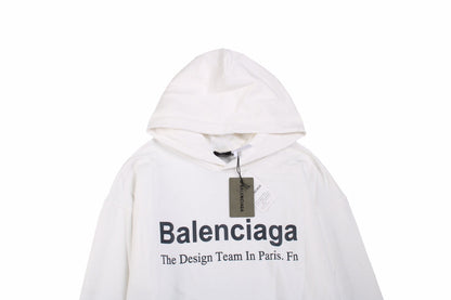 Sweat à capuche Balenciaga Paris Team