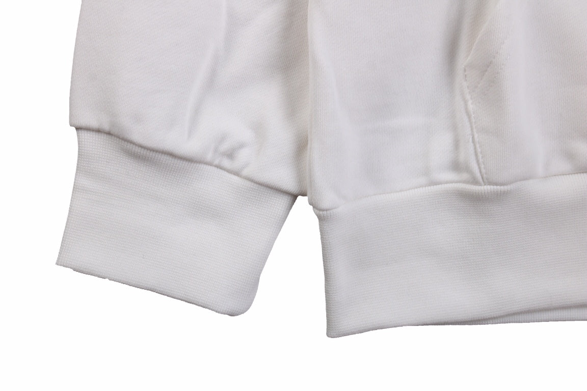 Sweat à capuche blanc Balenciaga