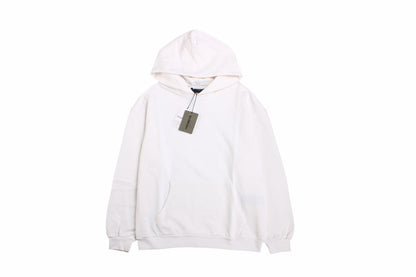 Sweat à capuche blanc Balenciaga