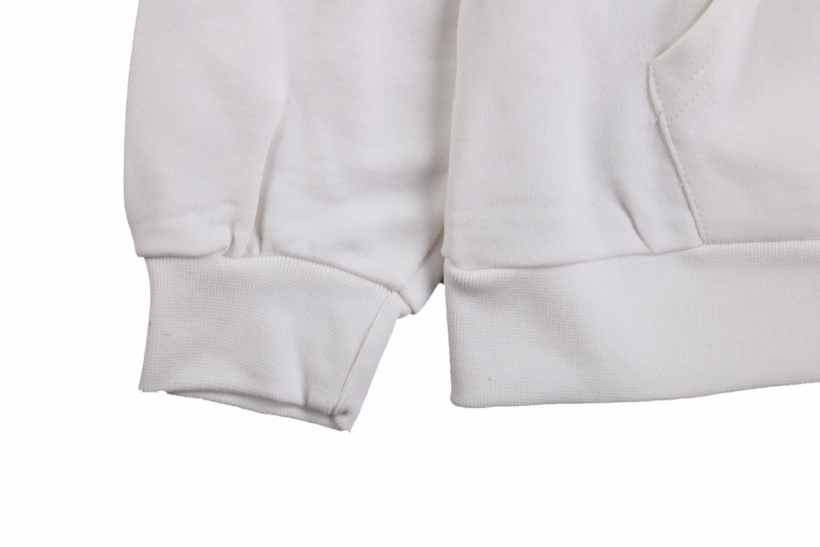 Sweat à capuche blanc Balenciaga