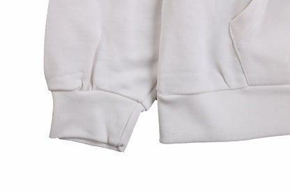 Sweat à capuche blanc Balenciaga