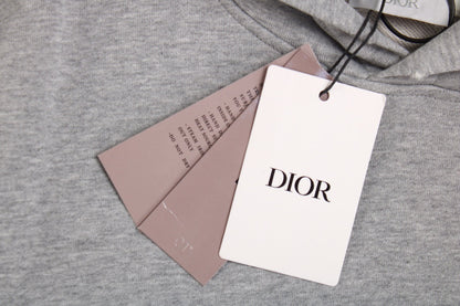 Sweat à capuche gris Dior