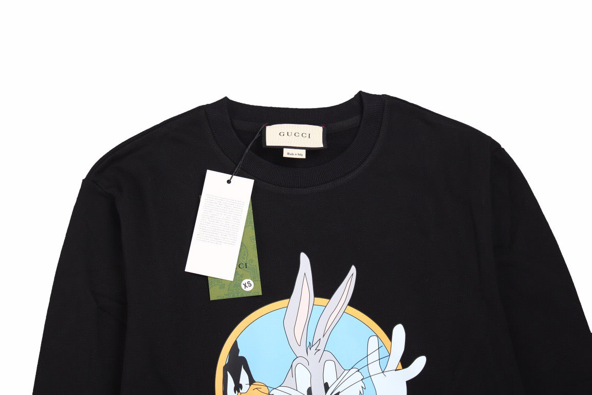 Sweat-shirt Gucci Bugs Bunny - Noir