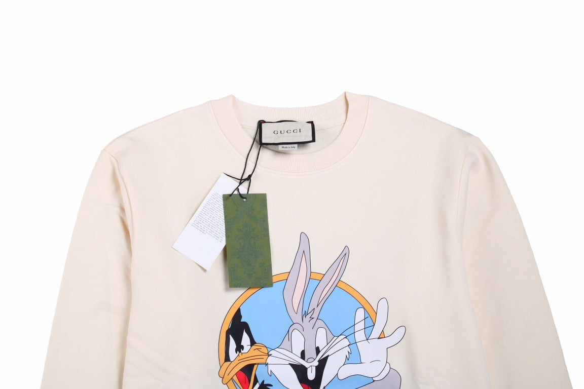 Sweat-shirt Gucci Bugs Bunny - Blanc