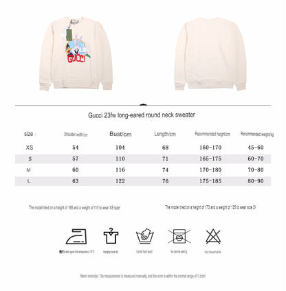 Sweat-shirt Gucci Bugs Bunny - Blanc
