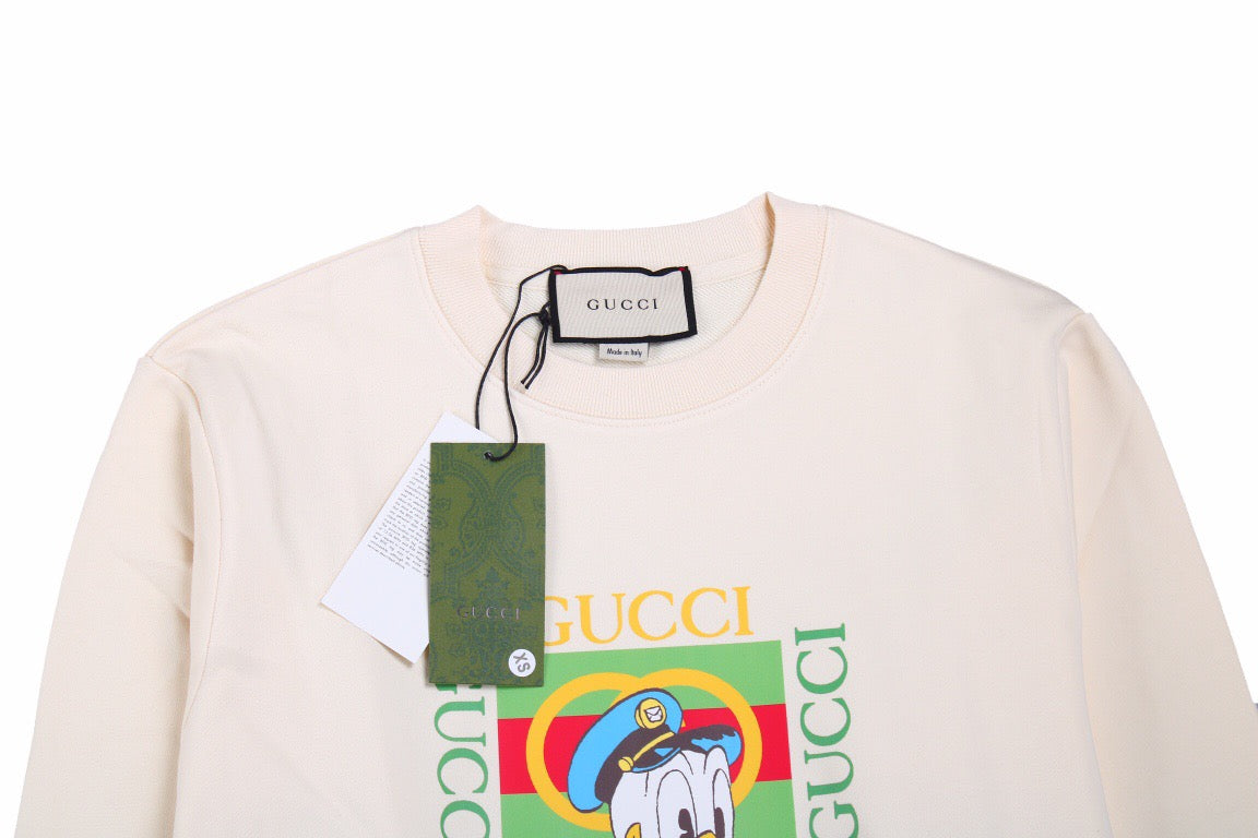 Sweat-shirt Gucci Donald Duck - Crème